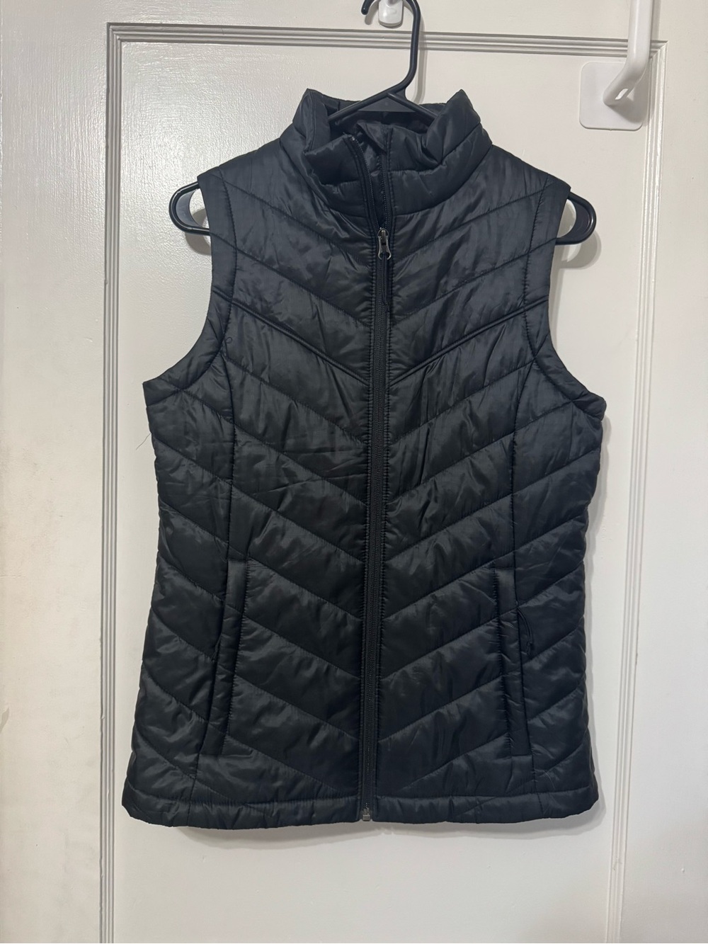 Columbia Women's Small Black Omni-Heat Chevron Quilted Puffer Vest